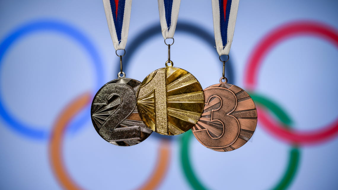 The most medals